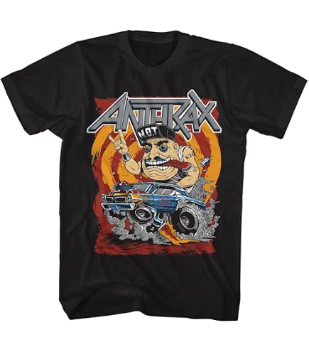 Amazon.com: Anthrax Not Adult Black Short Sleeve T Shirt Death